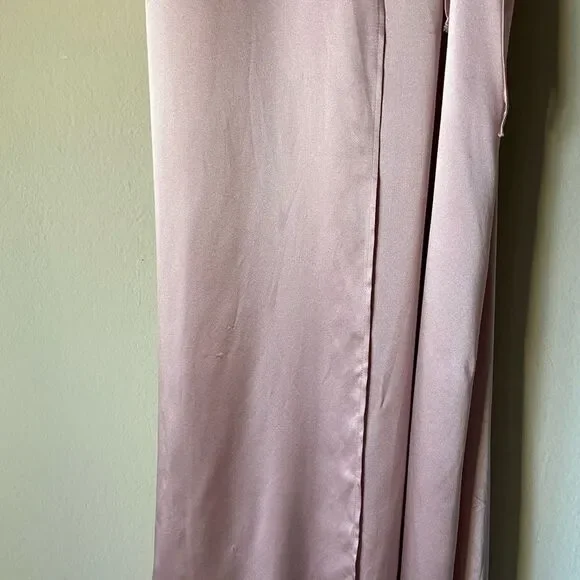 Reformation Olivine Maxi Long Pink Dress Wrapped Size S - Picture 12 of 12
